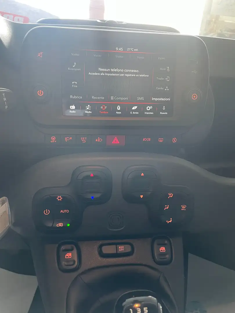 Fiat Panda Panda 1.0 firefly hybrid Cross s Bleu - 2