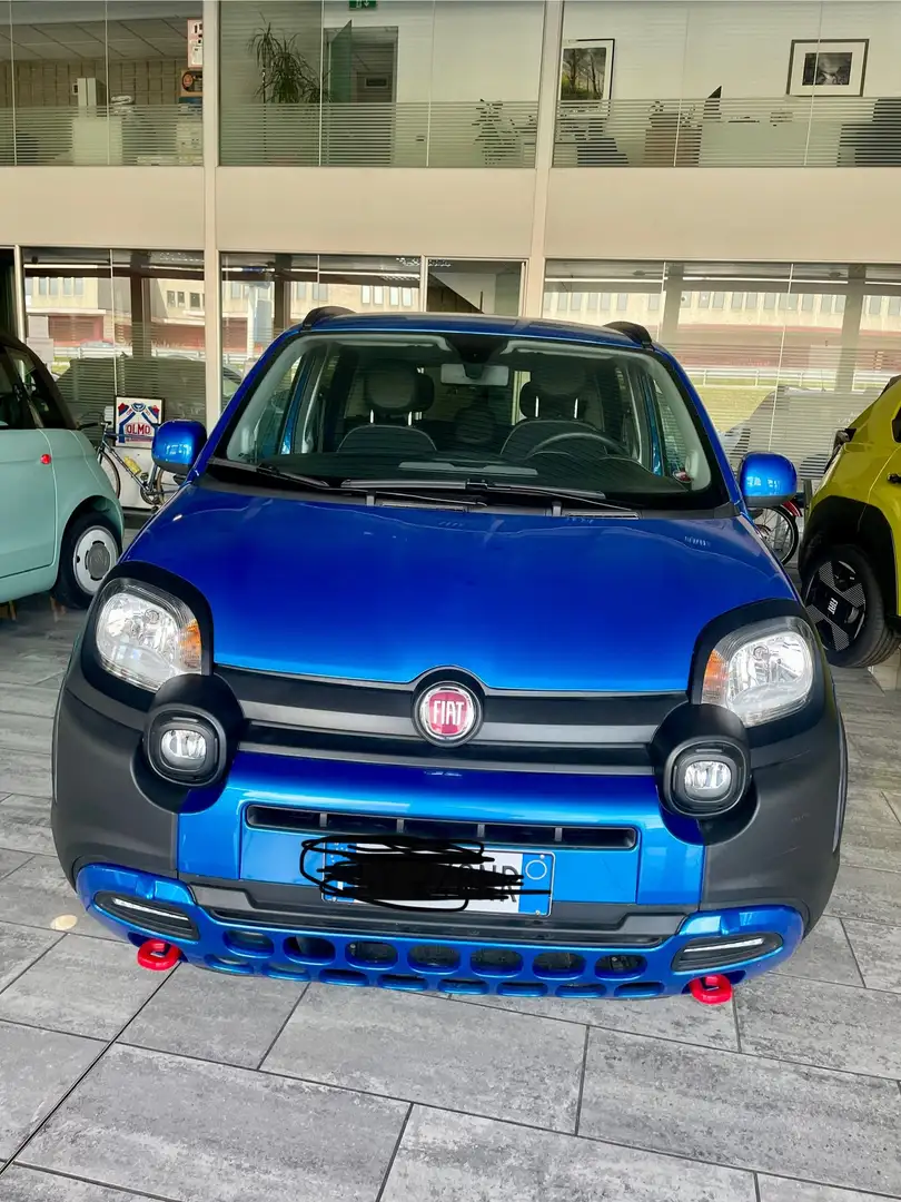 Fiat Panda Panda 1.0 firefly hybrid Cross s Bleu - 1