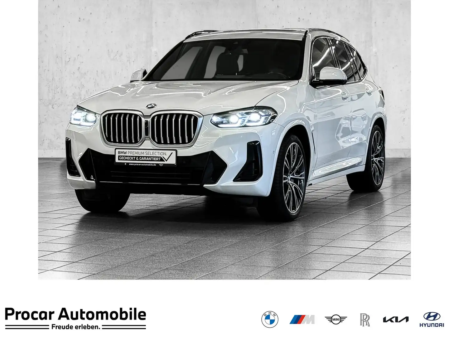 BMW X3 xDrive30i M-SPORTPAKET+LASER+KAMERA+PANORAMADACH+H Weiß - 1