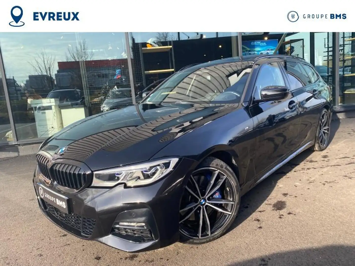 BMW 330 330dA xDrive 265ch M Sport Noir - 1