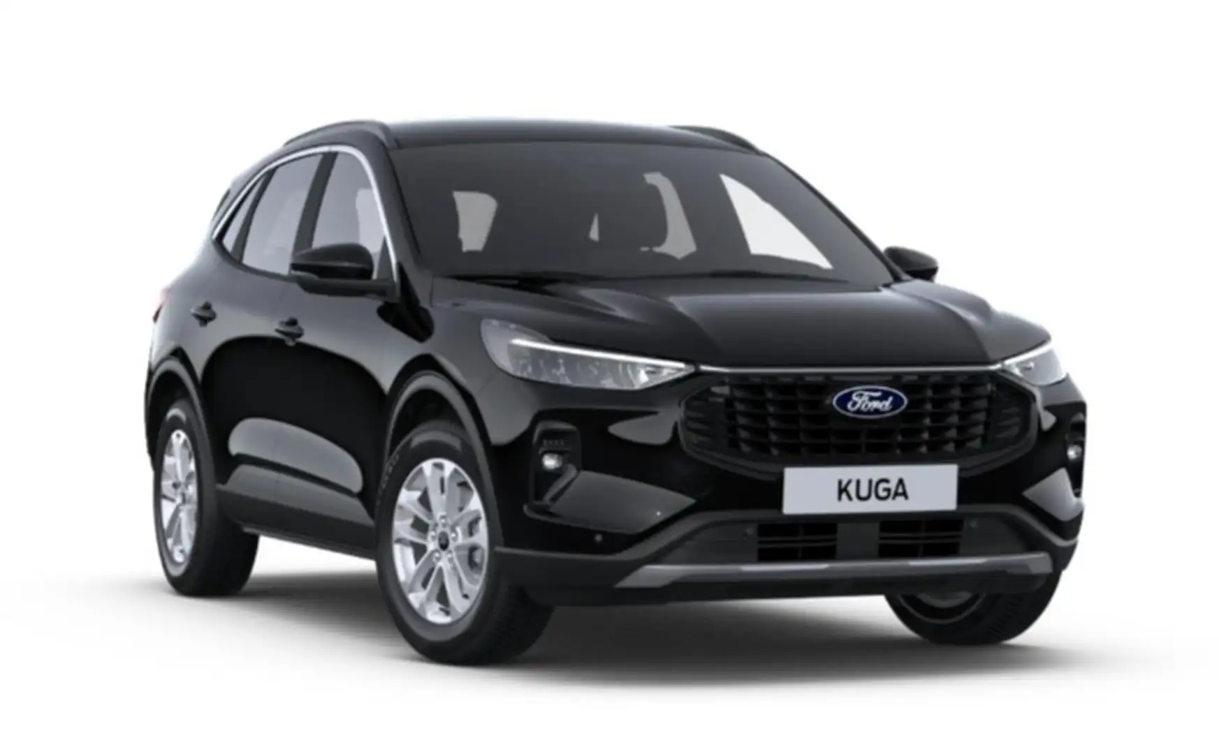 Ford Kuga 2,5 Duratec FHEV Titanium Aut. Zwart - 1