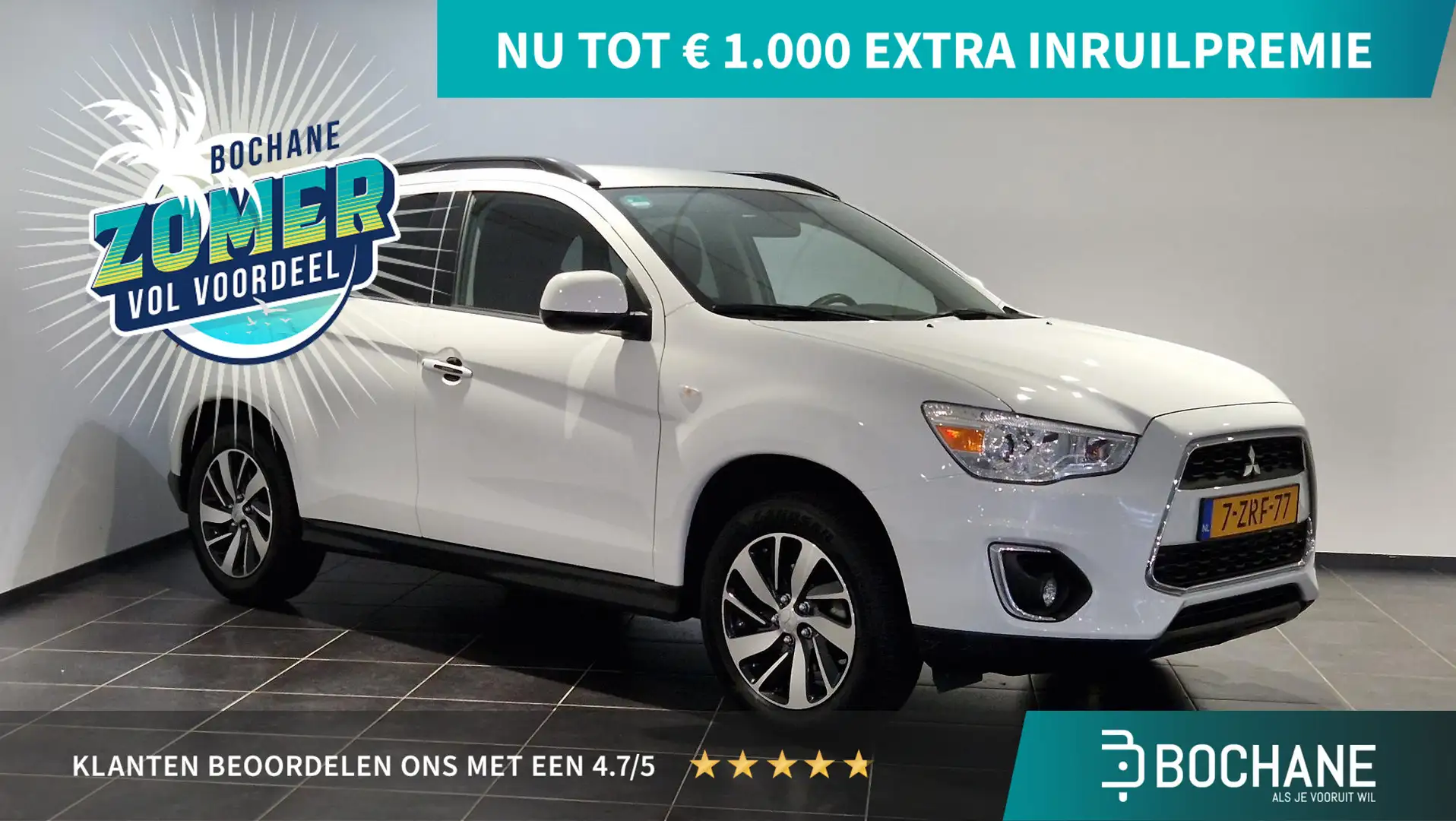 Mitsubishi ASX 1.6 Cleartec Invite+ | Climate Control | Trekhaak Wit - 1