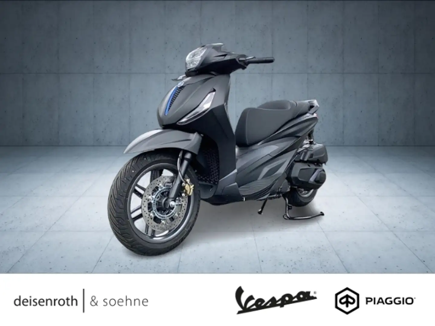 Piaggio Beverly 400 S Schwarz Meteora Zwart - 1