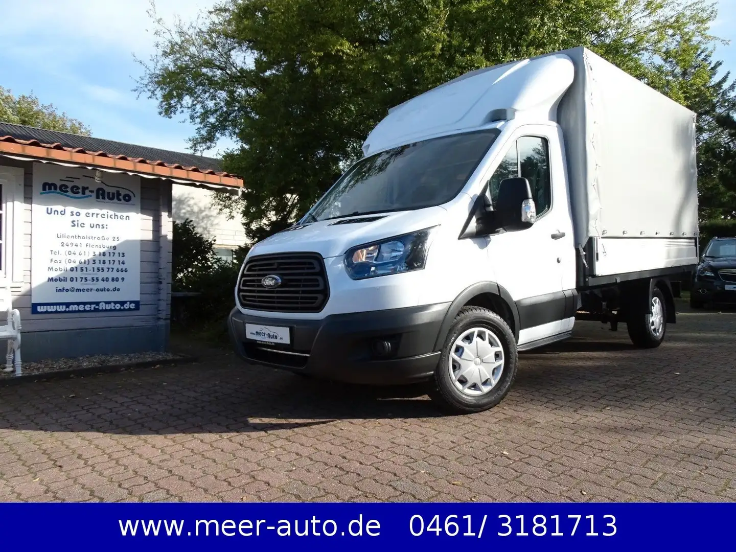 Ford Transit Pritsche/Plane 350 L2 Einzelkabine/GJR Blanc - 1