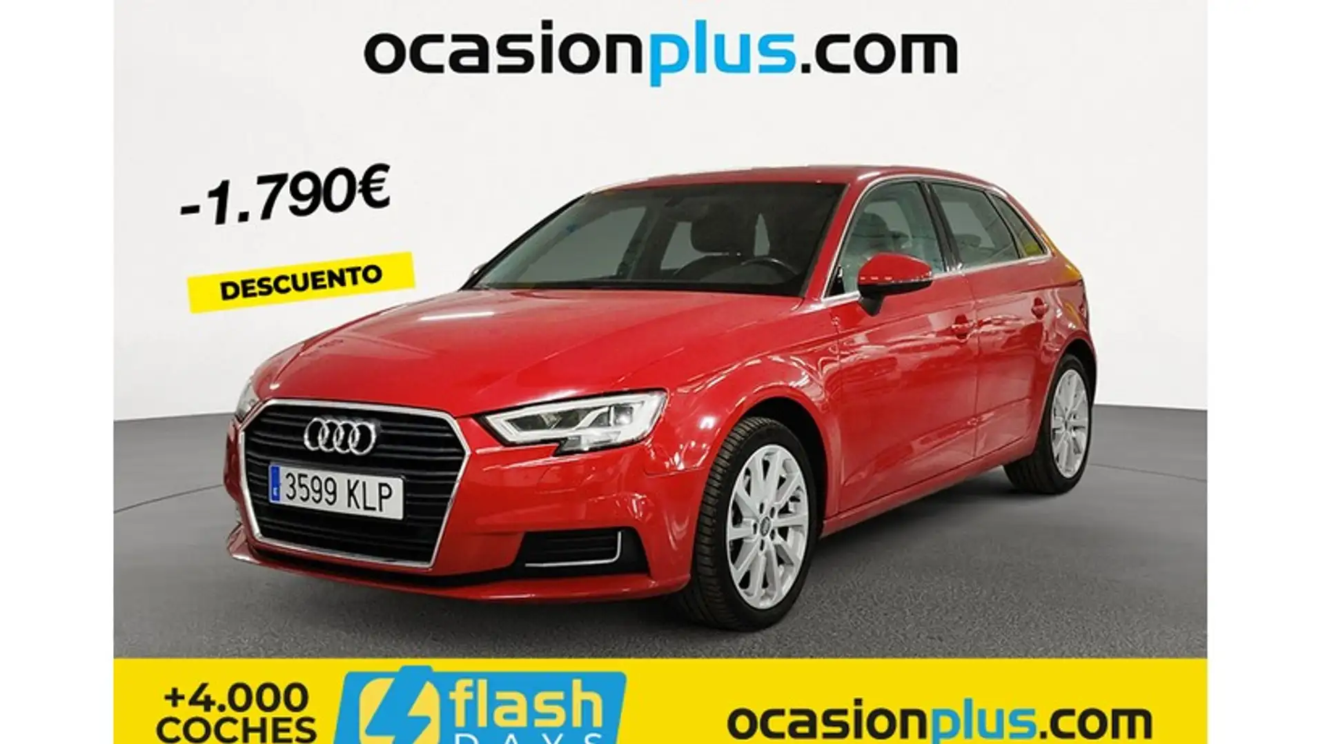 Audi A3 Sportback 1.5 TFSI COD EVO Design ed. S-T 110kW Rosso - 1