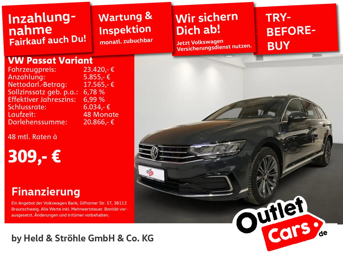 Volkswagen Passat Variant GTE 1.4 eHybrid DSG LED NAV 18" Grijs - 1