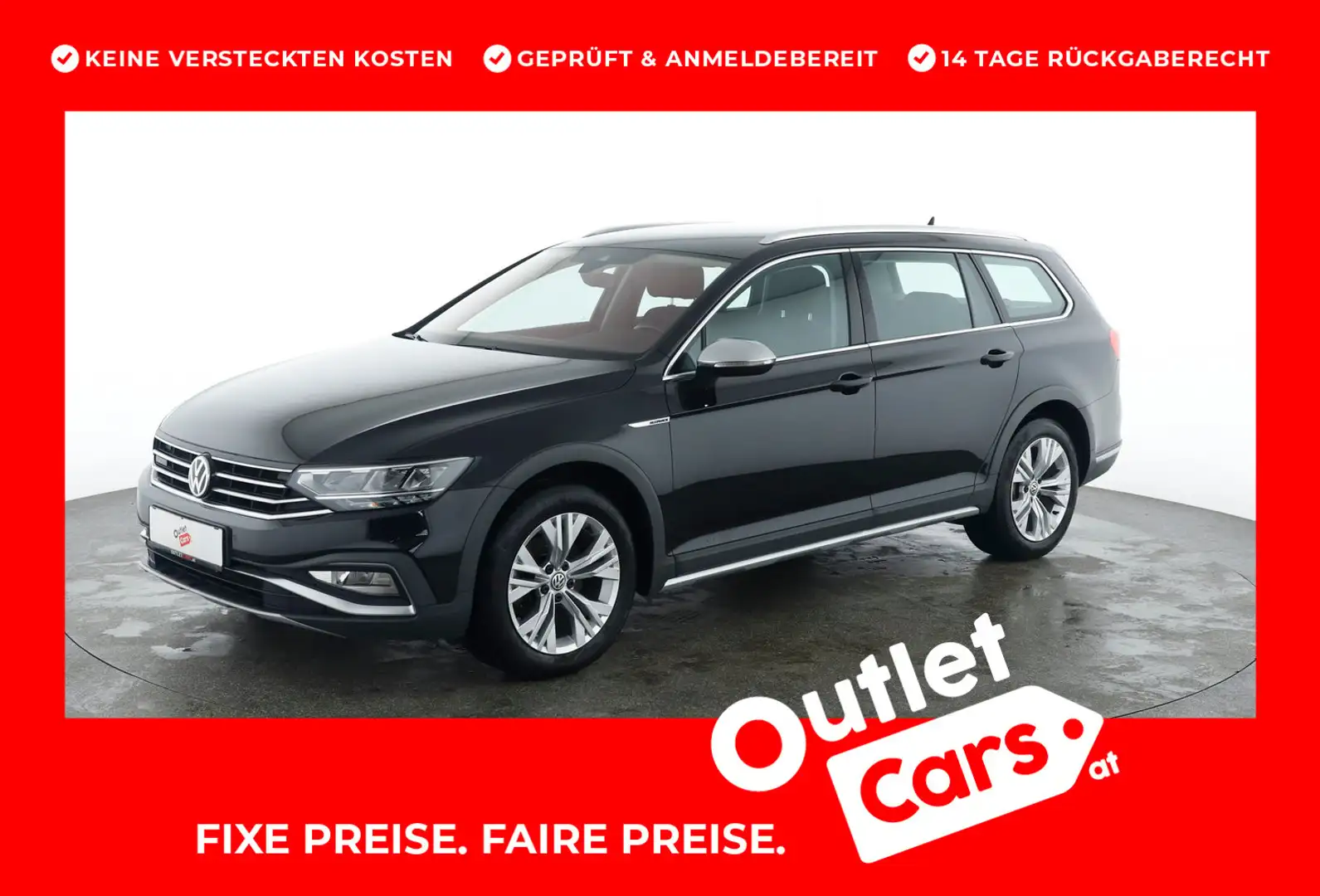 Volkswagen Passat Alltrack 2,0 TDI SCR 4Motion DSG Noir - 1