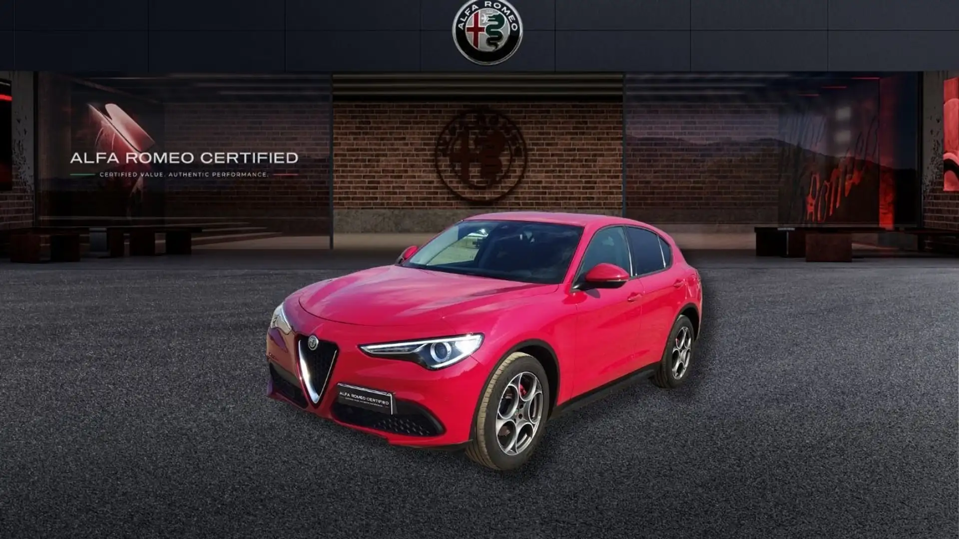 Alfa Romeo Stelvio 2.2 Turbodiesel 160 CV AT8 RWD Rosso Edizione Rot - 1