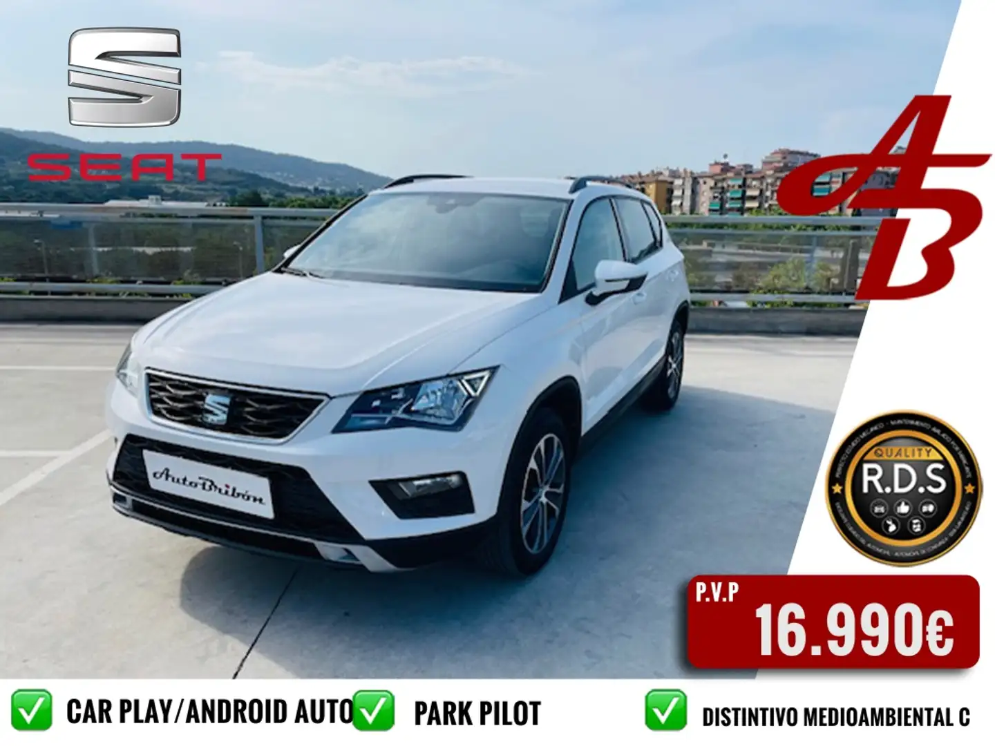 SEAT Ateca 1.0 TSI S&S Style Blanc - 1