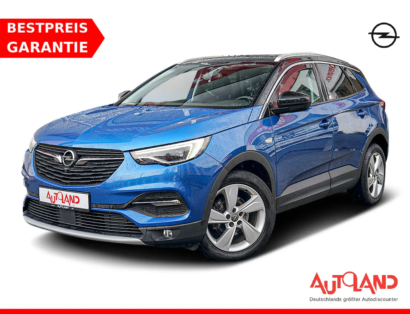 Opel Grandland 1.2 Ultimate LED Navi 360° Winterpaket Blau - 1