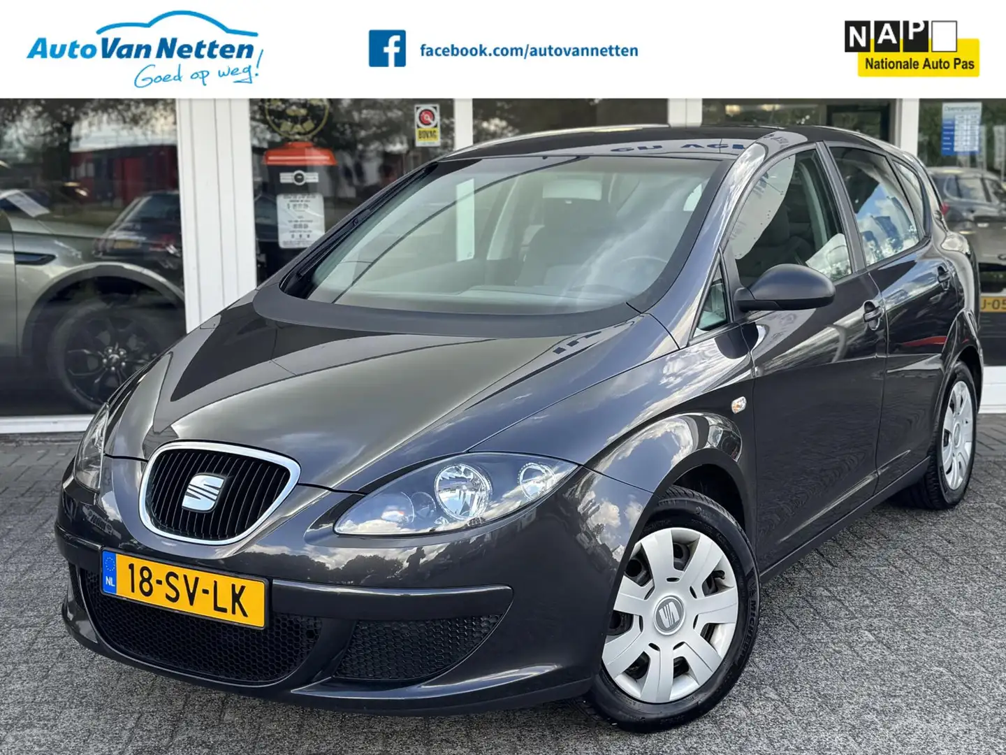 SEAT Toledo 1.9 TDI 105pk,Airco,Elek pakket,cpv,trekhaak,Busin Zwart - 1