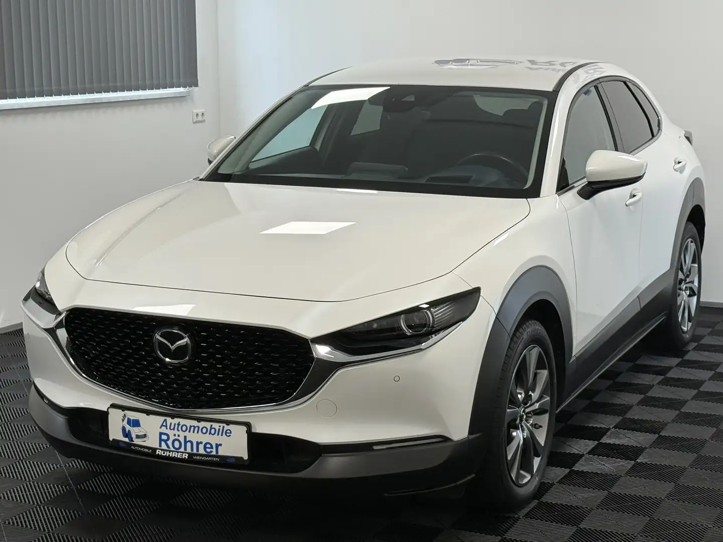 Mazda CX-30 SKYACTIVE-X AWD Automatik LED ACC AHK HUD Weiß - 2