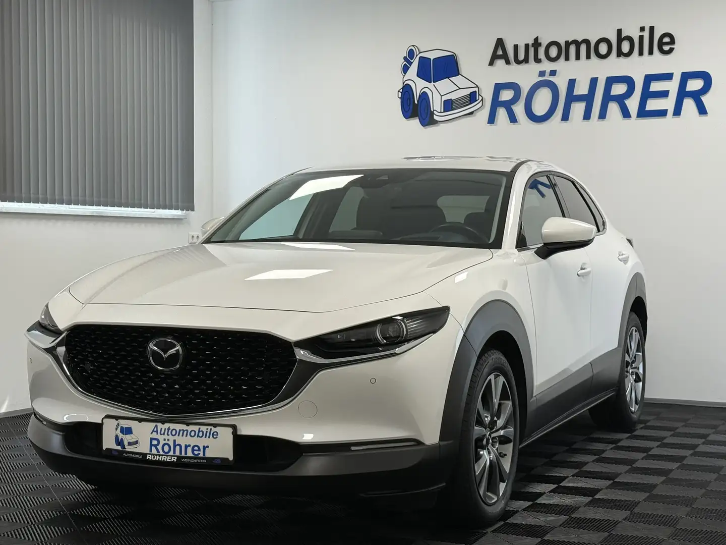 Mazda CX-30 SKYACTIVE-X AWD Automatik LED ACC AHK HUD Weiß - 1