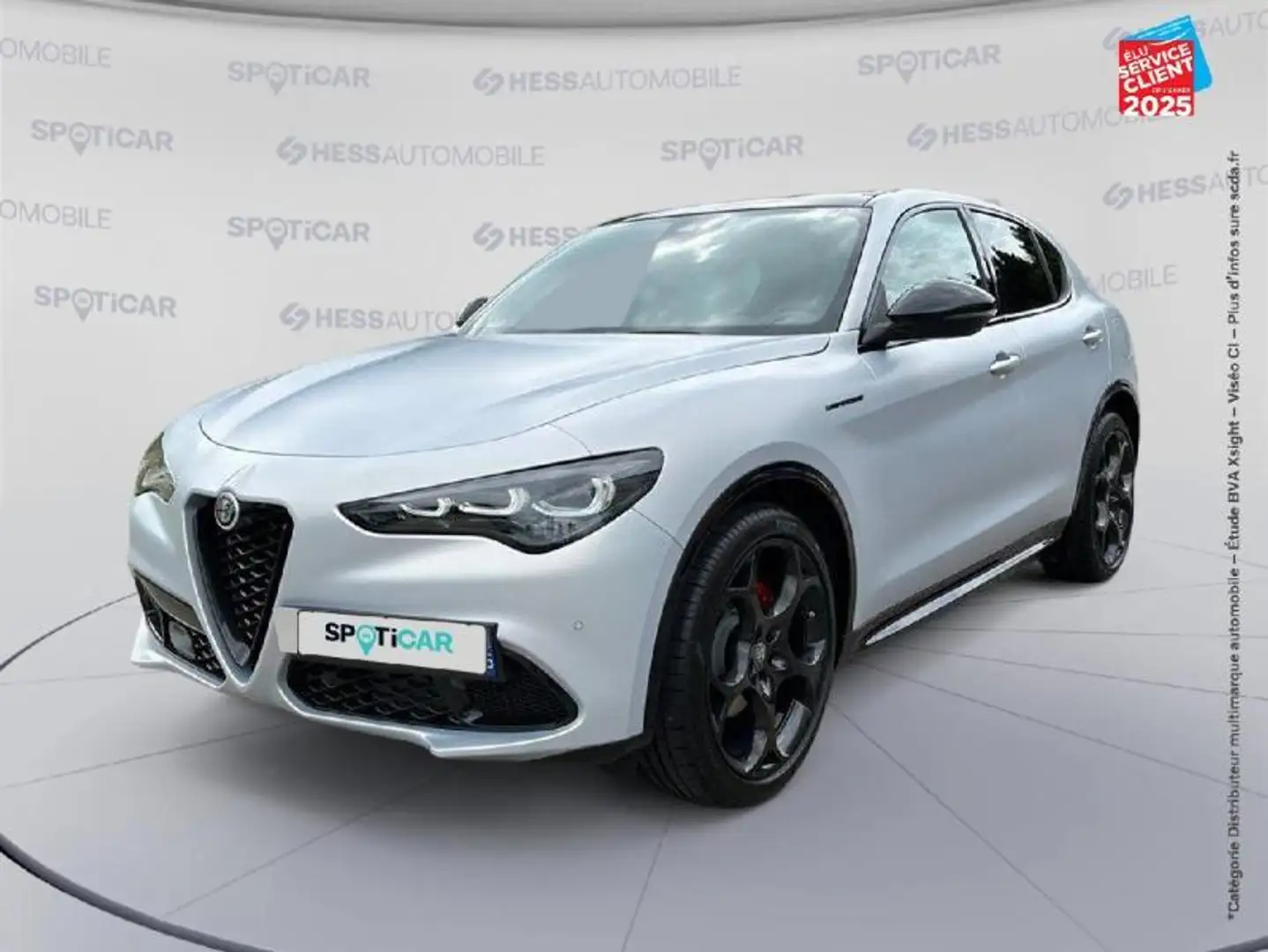 Alfa Romeo Stelvio 2.2 Diesel 160ch Competizione AT8 Gris - 1