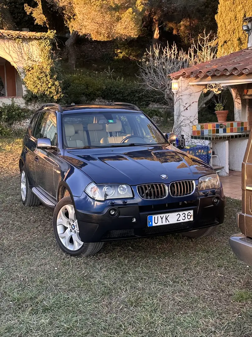 BMW X3 3.0i xDrive Bleu - 1