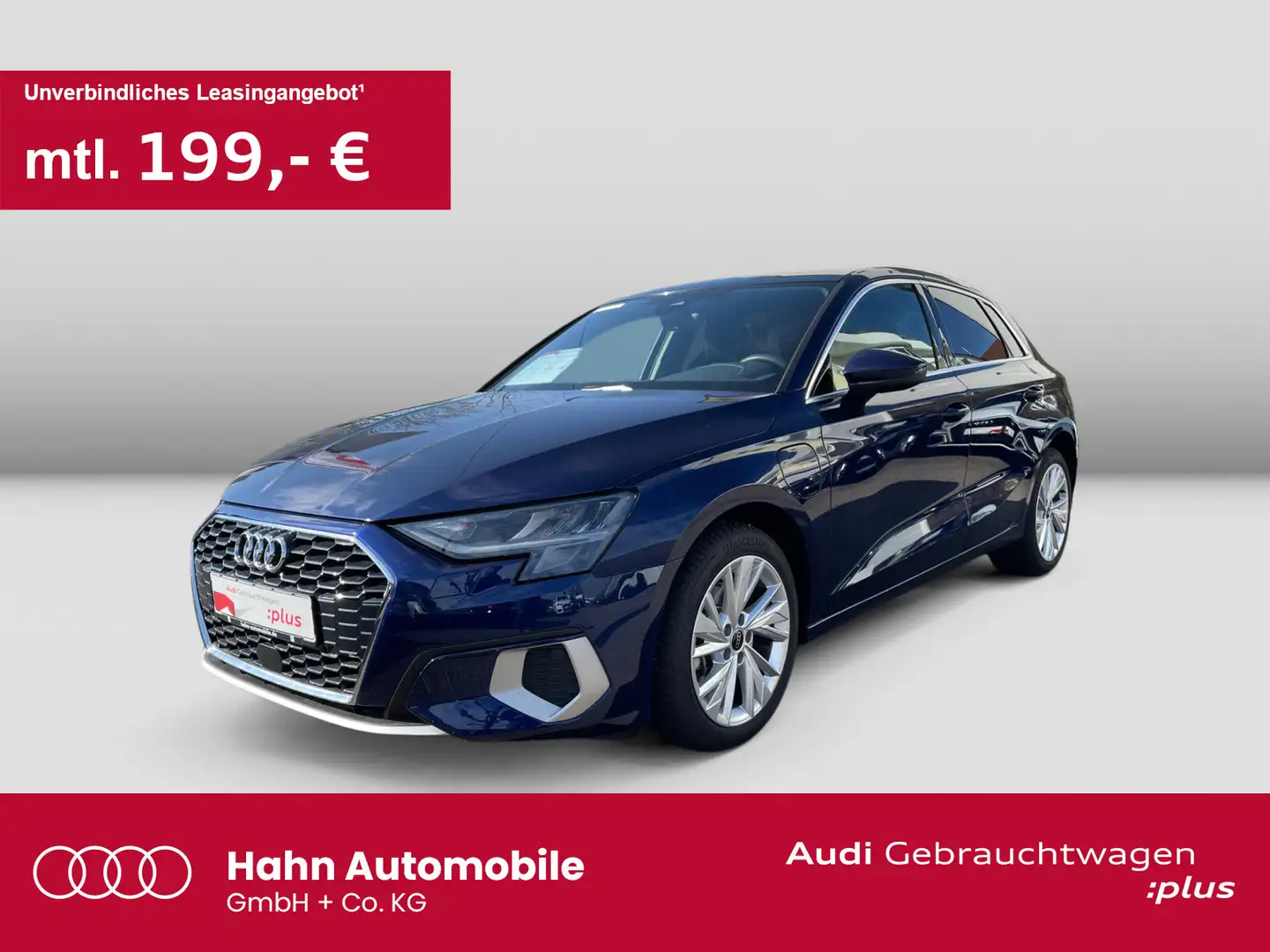 Audi A3 40TFSIe S-tronic Navi Carplay Pano Blau - 1