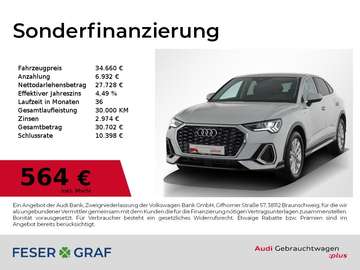 Sportback 35 TFSI S line S tronic Virtual/18`