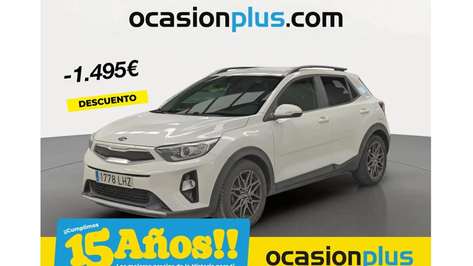 Kia Stonic 1.0 T-GDi Eco-Dynamic Black Edition DCT 120 Blanc - 1