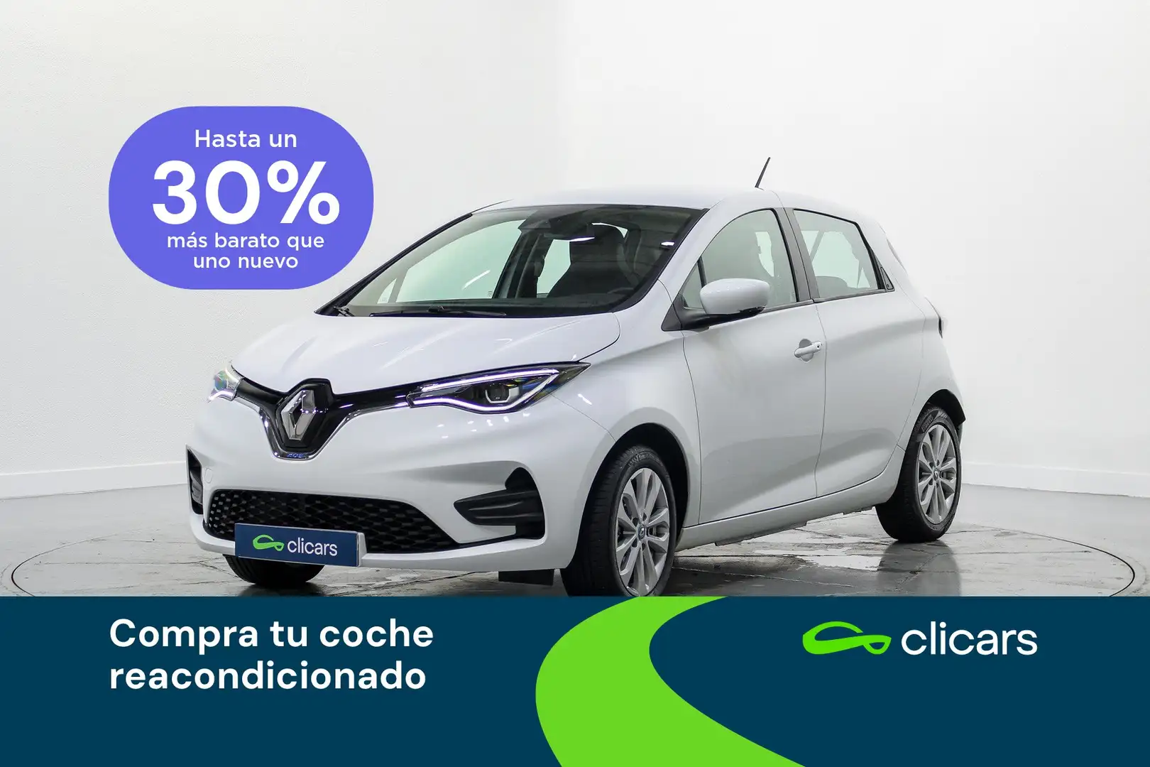 Renault ZOE Intens 50 R110 80kW Blanco - 1