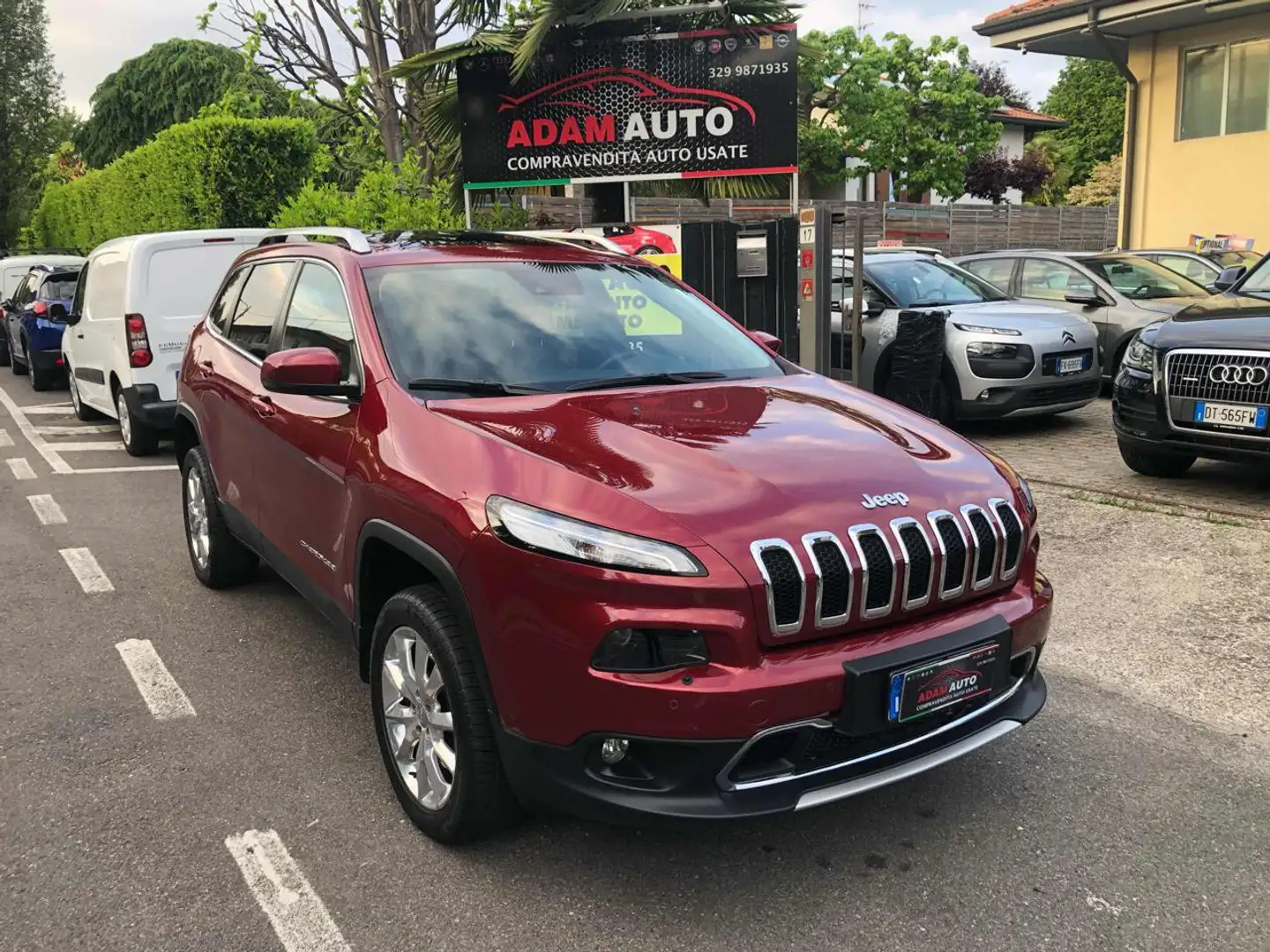 Jeep Cherokee 2.2 Mjt II 4WD Active Drive II Limited+ Rouge - 1