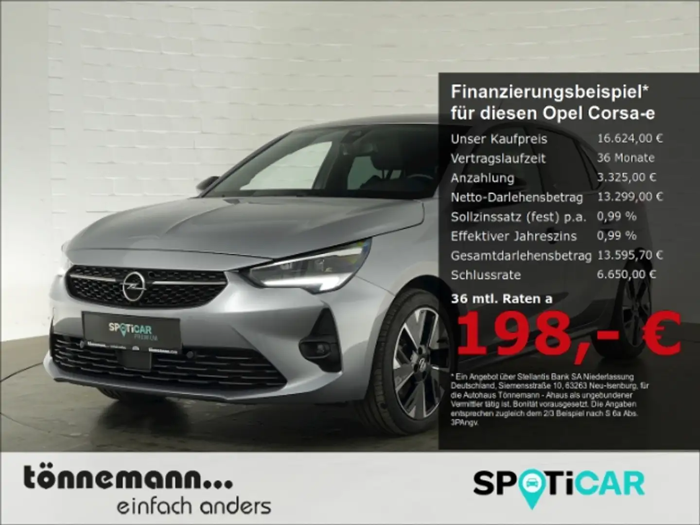 Opel Corsa-e F ULTIMATE 50kWH AT+LED MATRIXLICHT+NAVI+MASSAGESI srebrna - 1