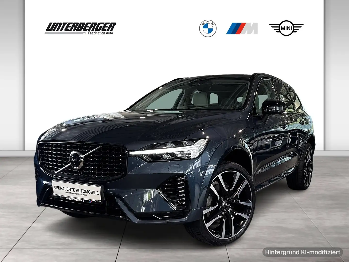 Volvo XC60 T6 AWD Ultra Dark Head-Up Blau - 1
