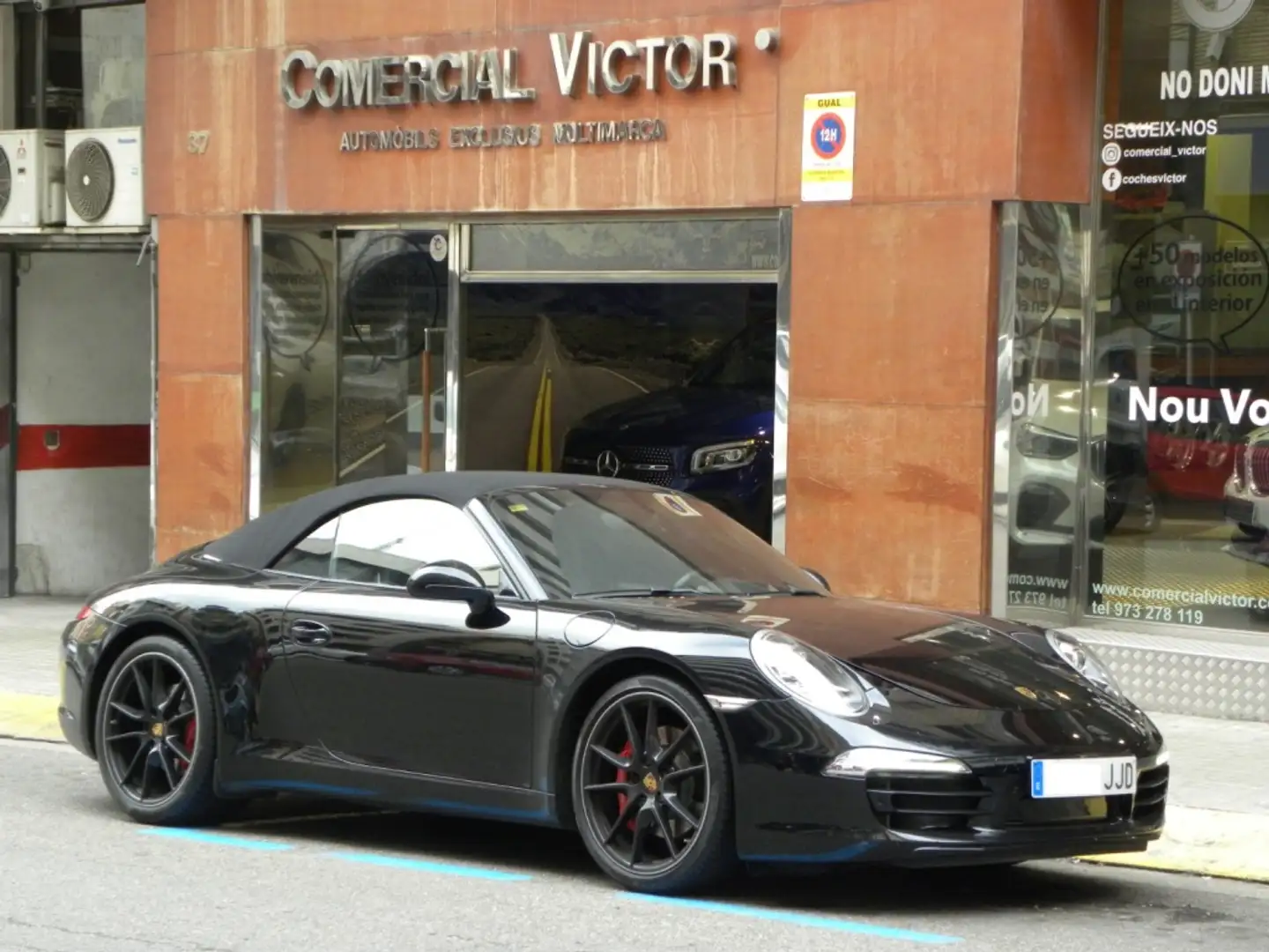 Porsche 991 Carrera S Cabriolet PDK Noir - 1