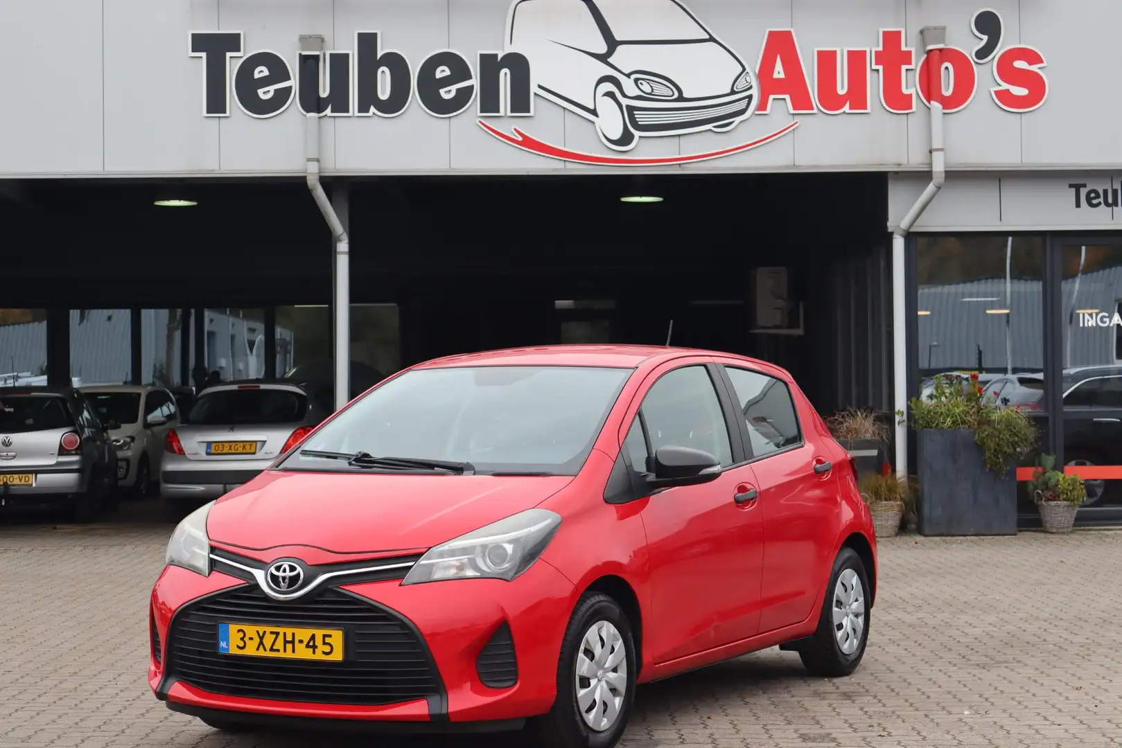 Toyota Yaris 1.0 VVT-i Access Radio cd speler, Elektrische rame Rouge - 1