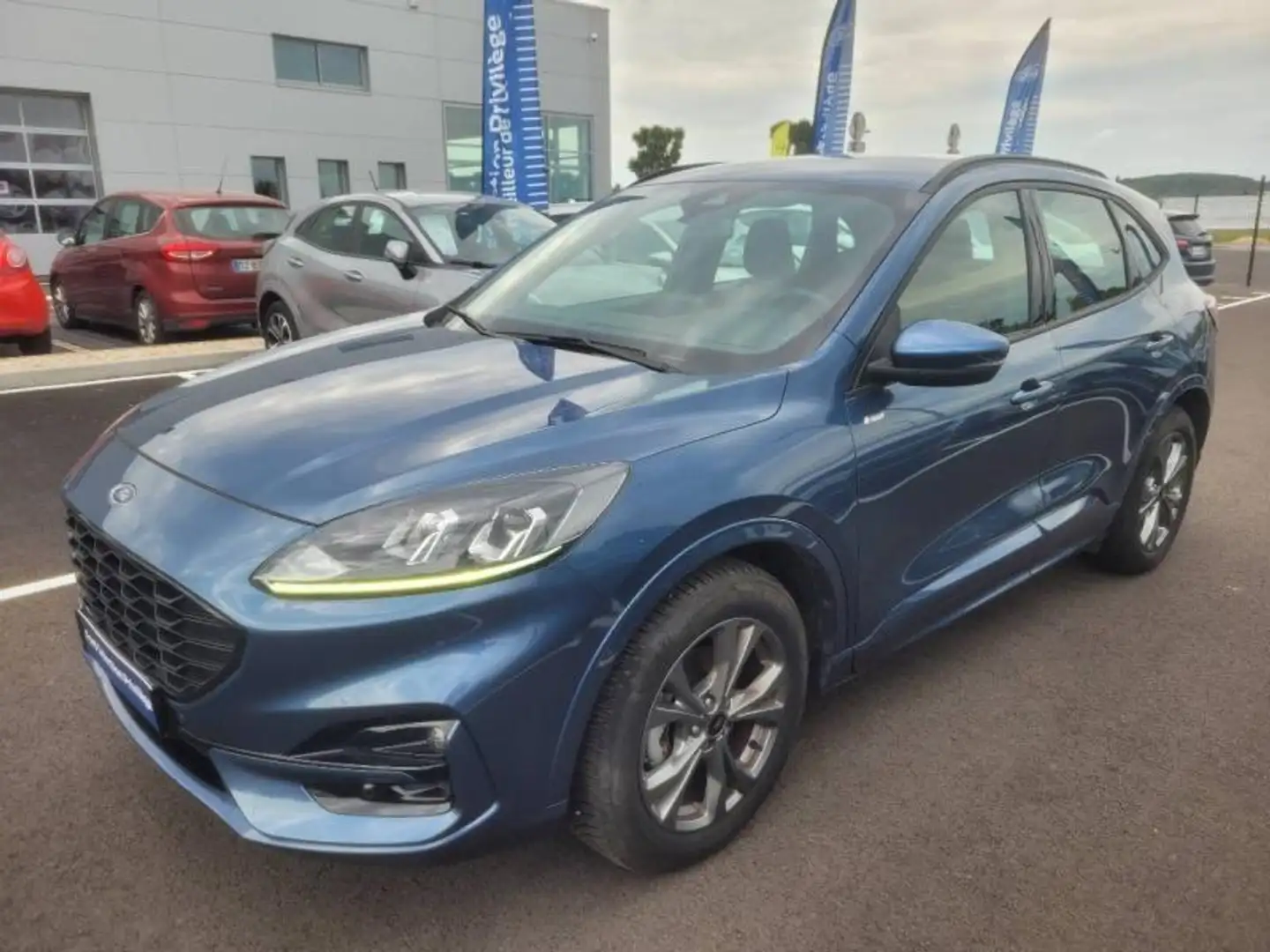 Ford Kuga 2.5 Duratec 190ch FHEV E85 ST-Line BVA Bleu - 1
