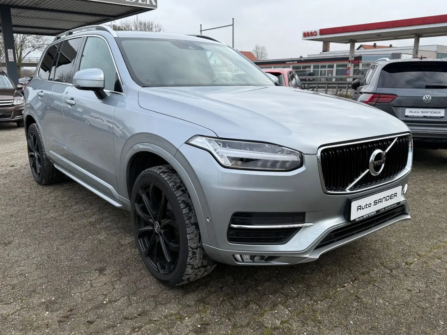 Volvo XC90 Momentum AWD/BOWERS/LEDER/ACC/DAB/8xALUFEL Silber - 2