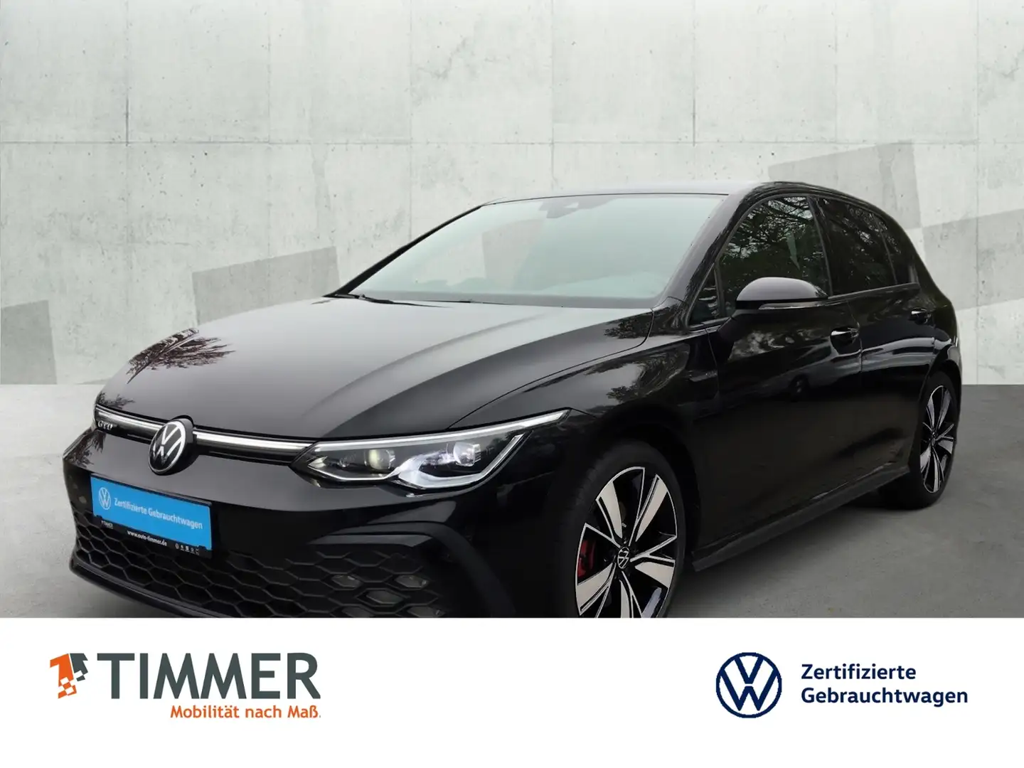 Volkswagen Golf VIII GTD 2.0 TDI DSG *IQ.LIGHT *AHK *ACC *RKAM *A Schwarz - 1