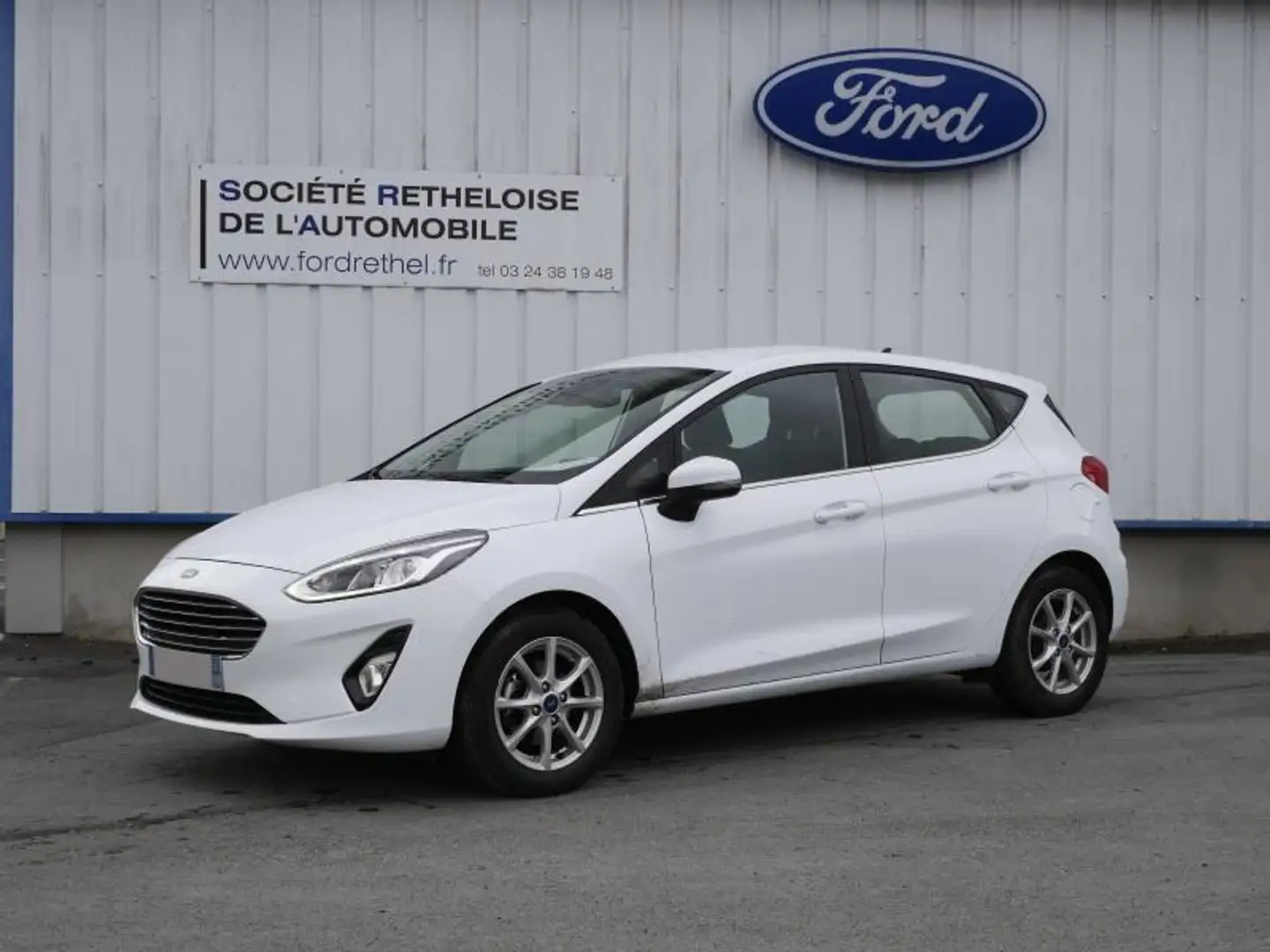 Ford Fiesta 1.0 EcoBoost 125ch mHEV Titanium 5p Blanc - 1