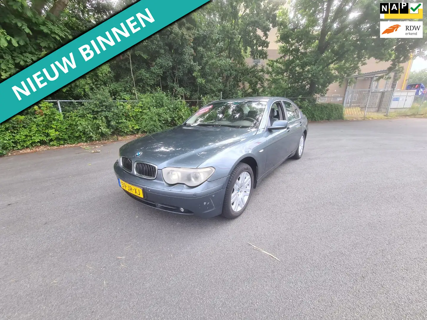 BMW 745 7-serie 745i Executive LEUKE AUTO RIJDT EN SCHAKEL Gris - 1