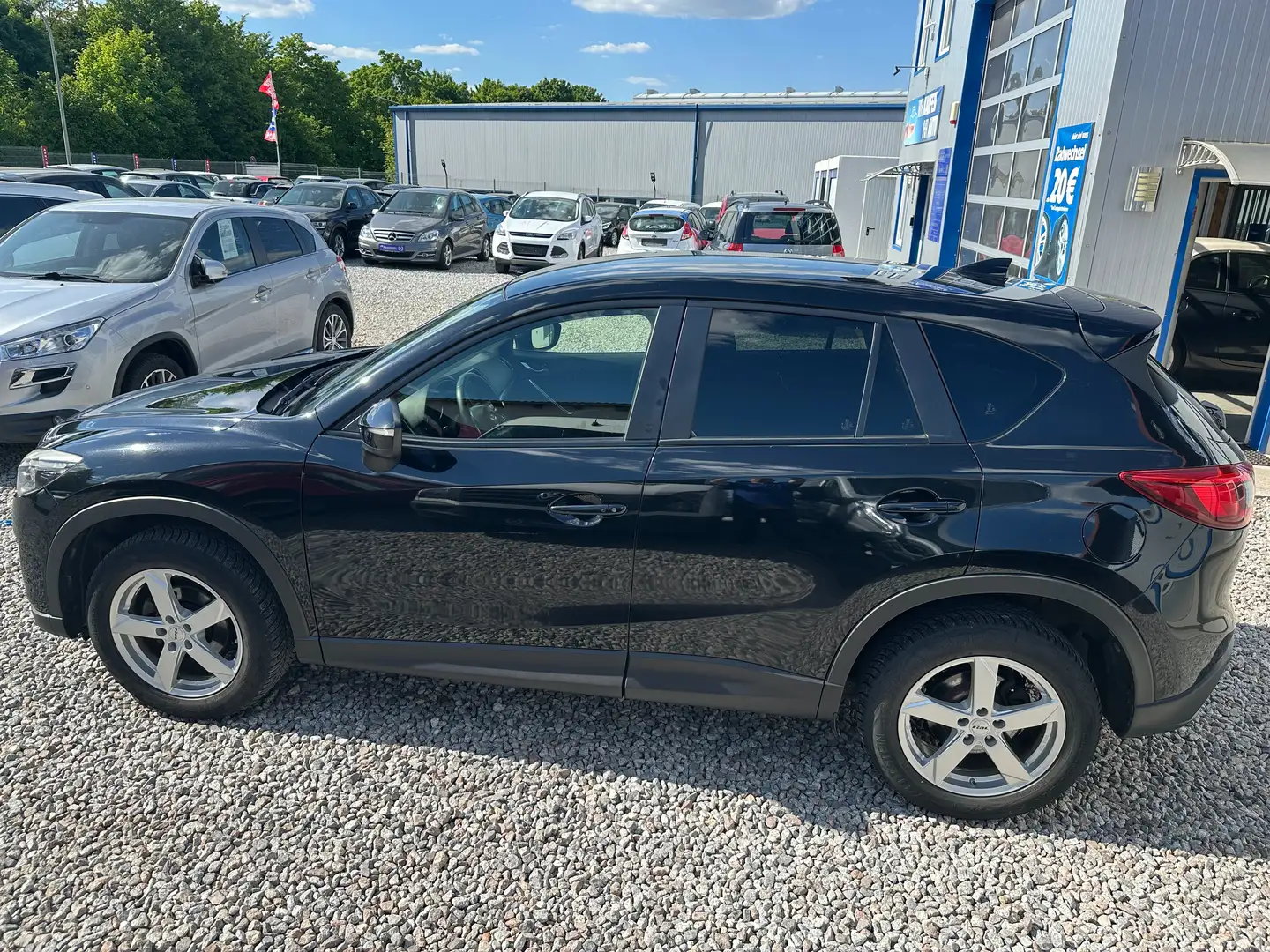 Mazda CX-5 Sports-Line AWD 2.2 KLIMA NAVI PDC KAMERA STANDHZG Zwart - 2