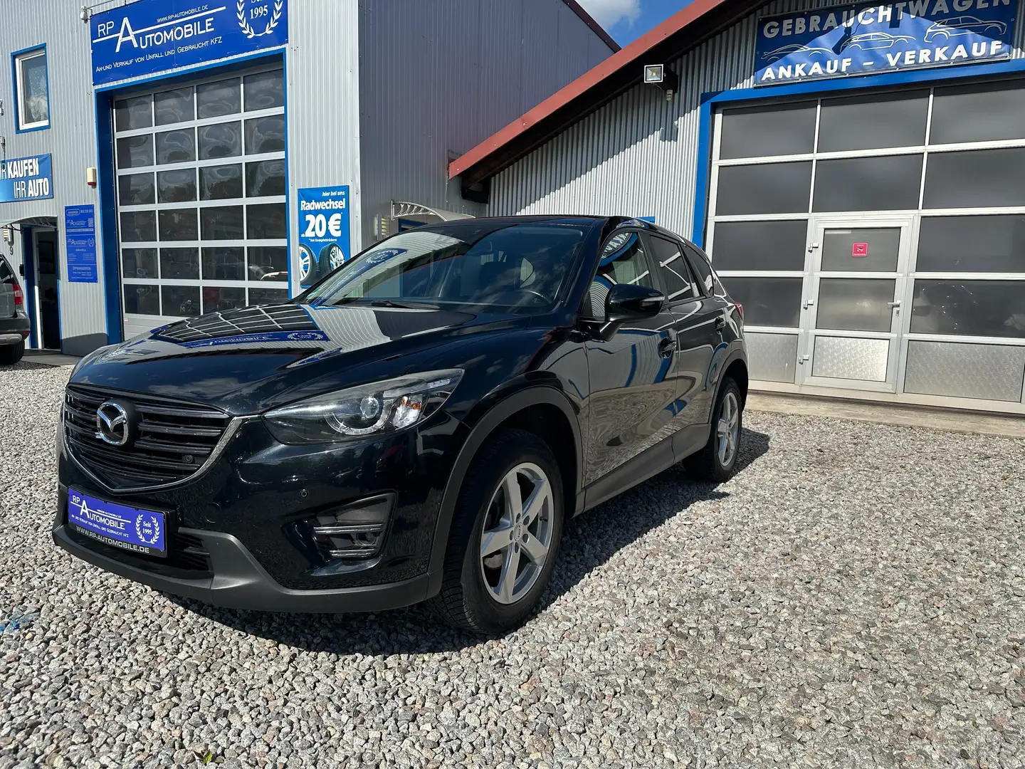 Mazda CX-5 Sports-Line AWD 2.2 KLIMA NAVI PDC KAMERA STANDHZG Zwart - 1