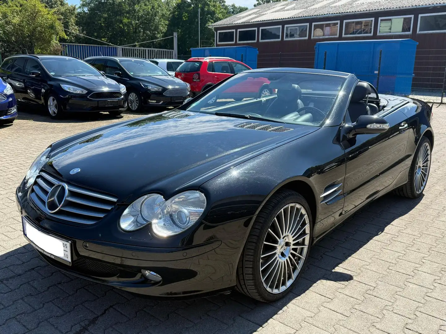 Mercedes-Benz SLR R230 SL500 V8 Nav 2xPDC KeylessGo 19Zoll Tüv Neu Noir - 1