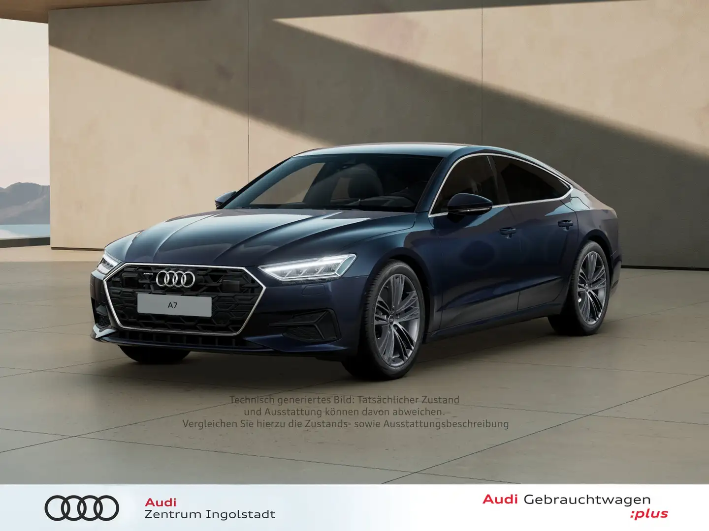 Audi A7 Sportback 50 TFSI e qu 20" AHK HuD Assistenz+ Blau - 1