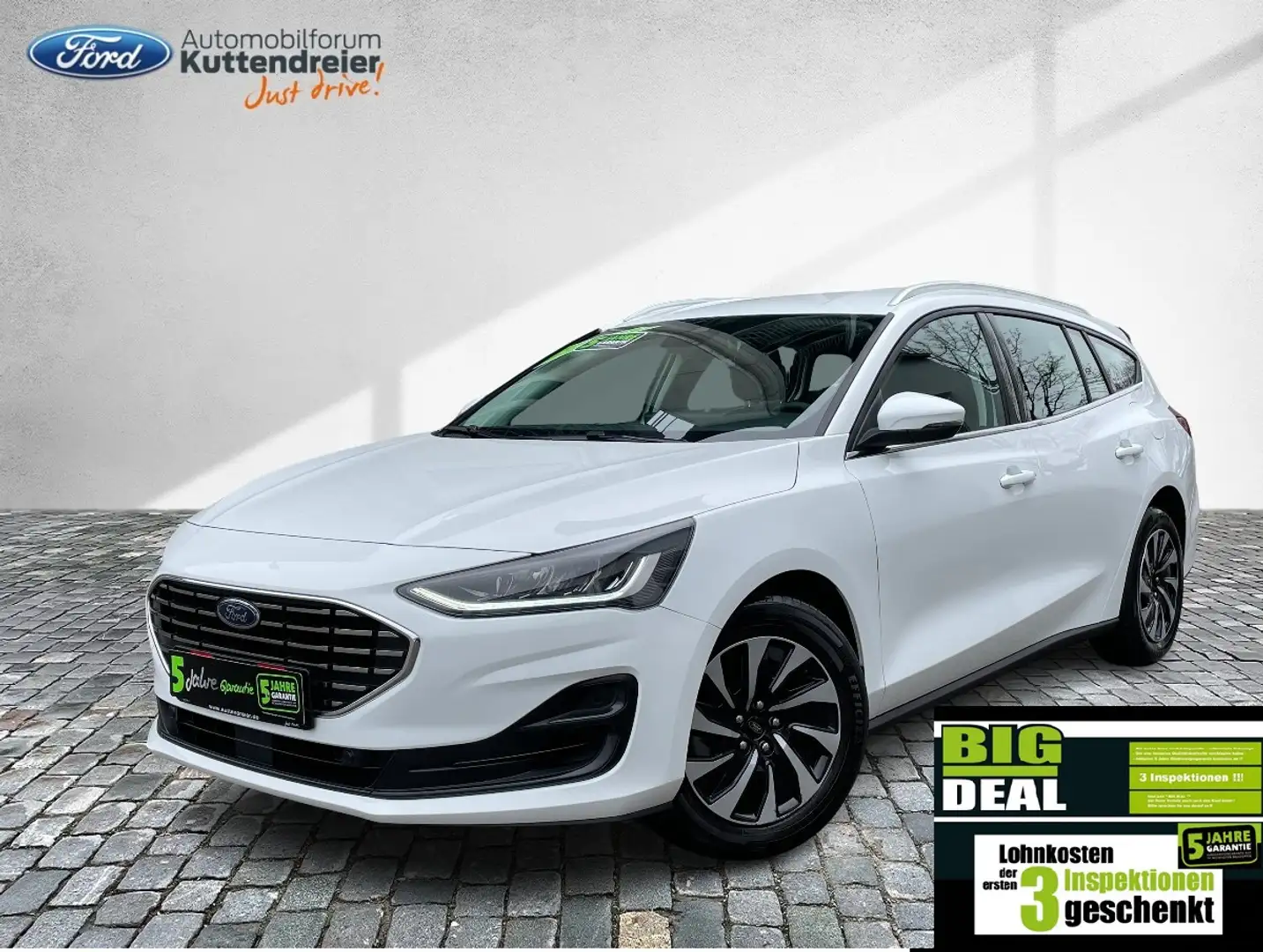 Ford Focus Turnier Titanium Navi Kamera LED 2xPDC SHZ Bianco - 1