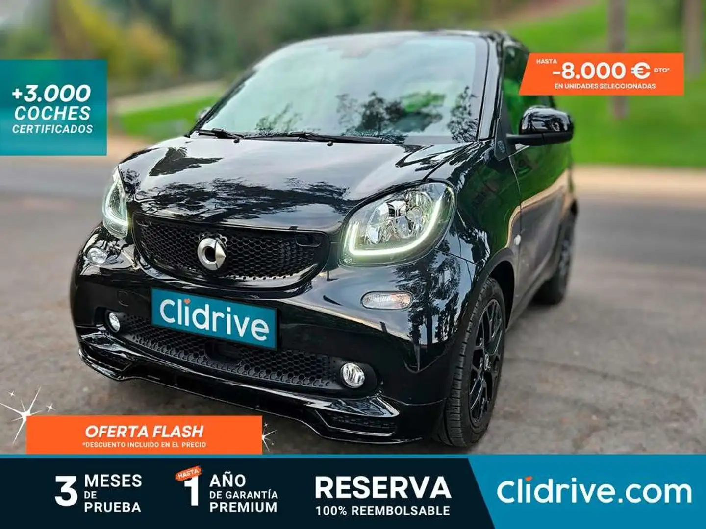smart forTwo Cabrio EQ Negro - 1