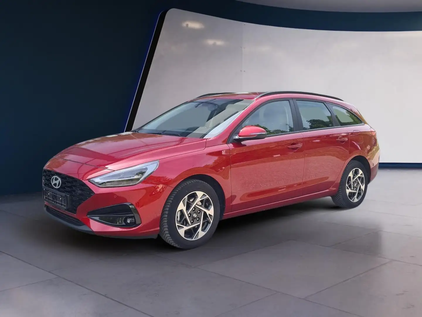 Hyundai i30 Kombi Advantage cw vAHK Navi LED DAB Kamera Win... Rot - 1