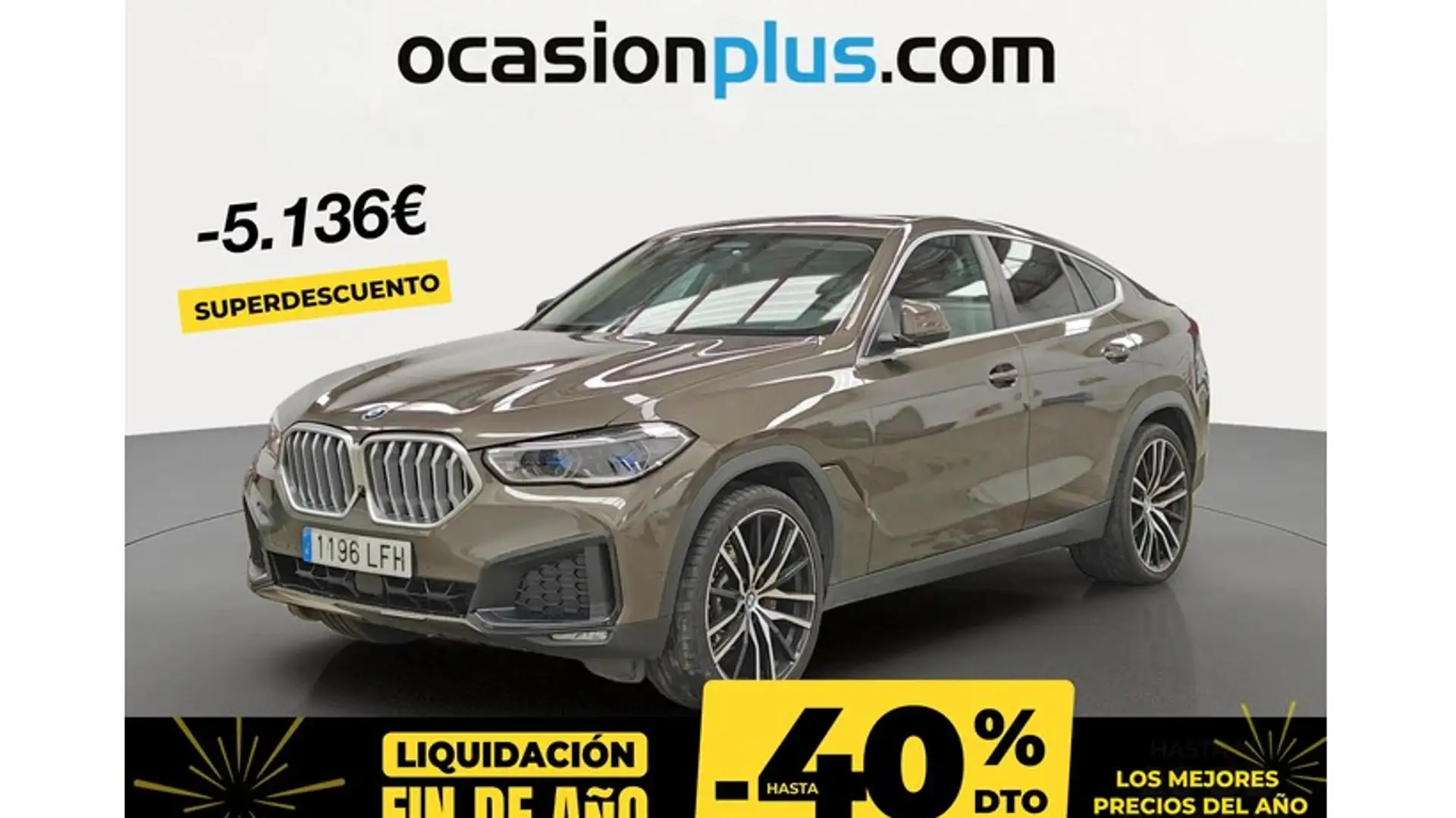 BMW X6 xDrive 30dA Brun - 1