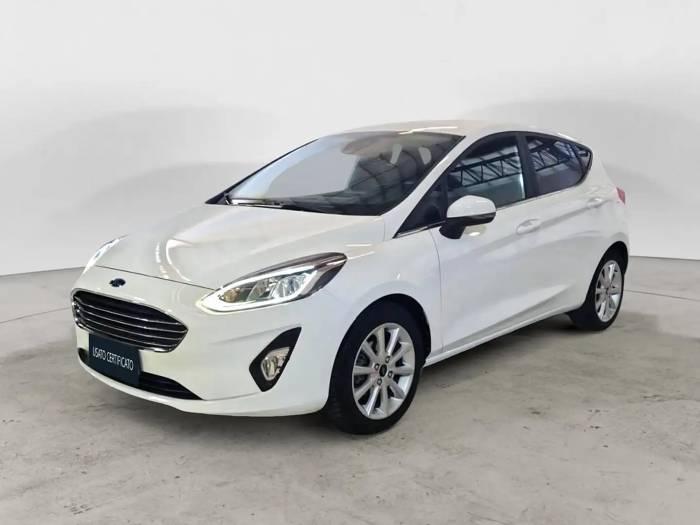Ford Fiesta 1.5 EcoBlue 85 CV 5 porte NAVI Titanium Bianco - 1