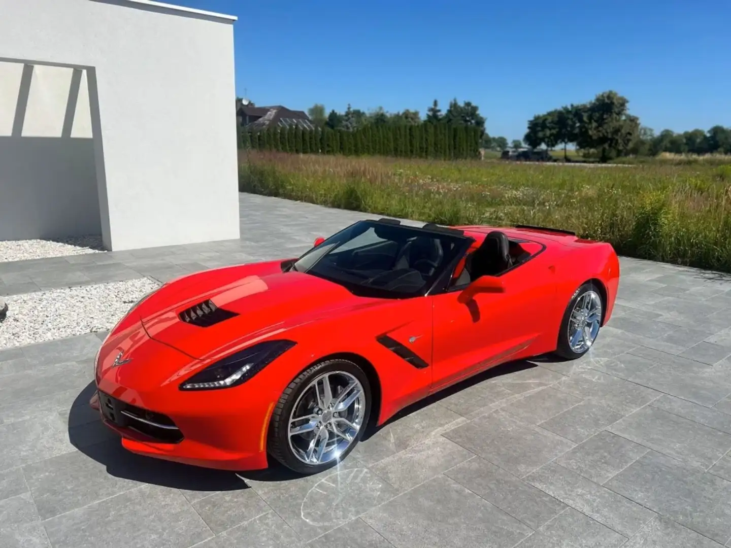 Chevrolet Corvette Stingray Z51 Convertible Aut. Rojo - 2