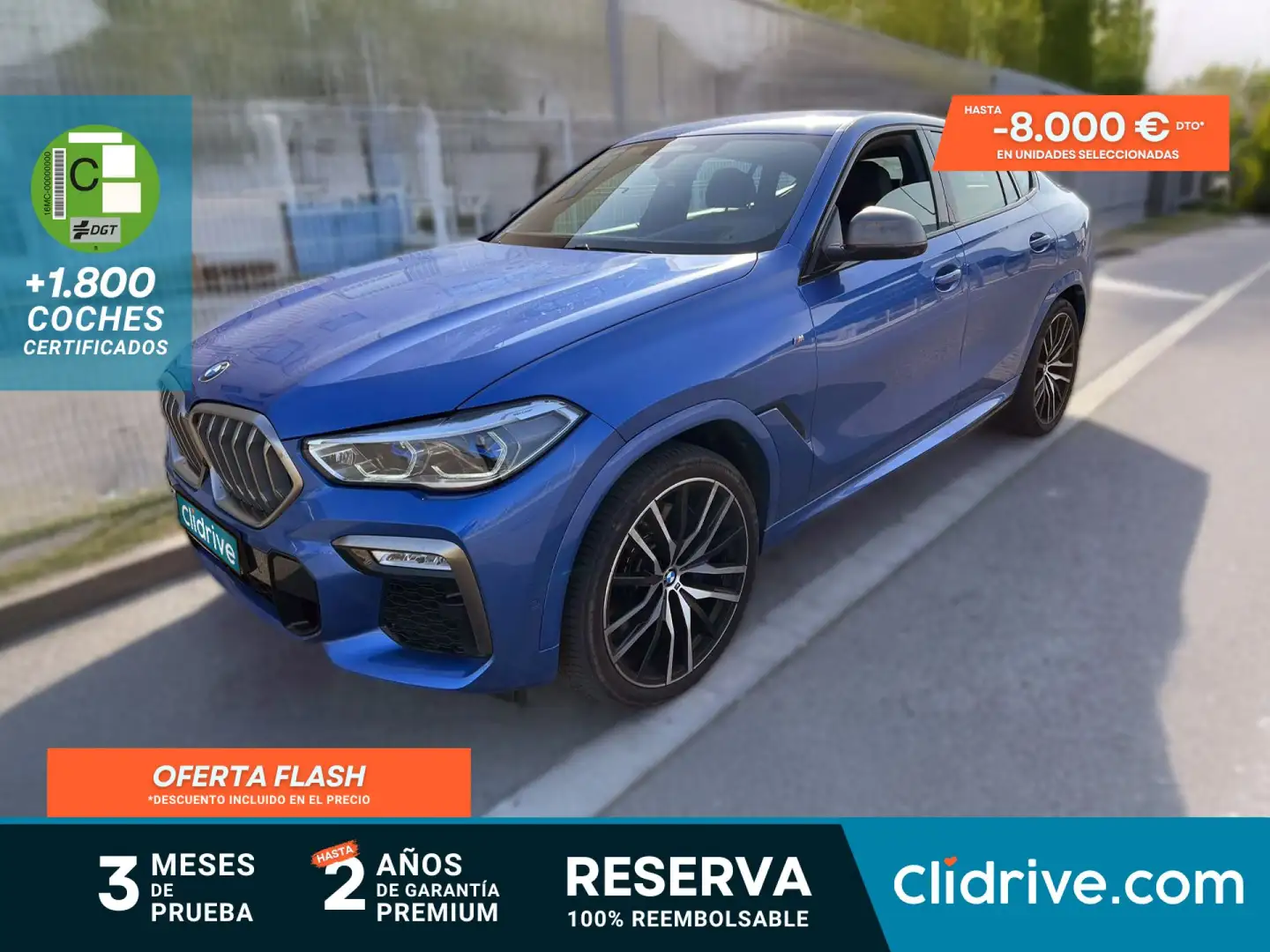 BMW X6 M50iA Azul - 1