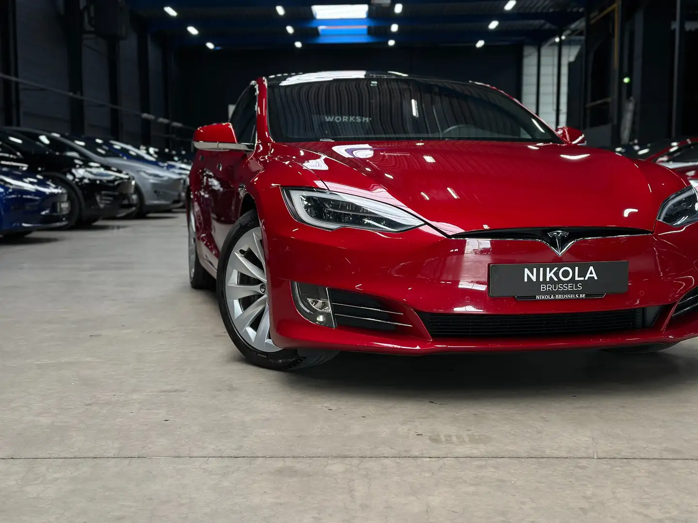 Tesla Model S Tesla Model S 75D - PREMIUM AUDIO - PREMIUM SEATS Rouge - 2