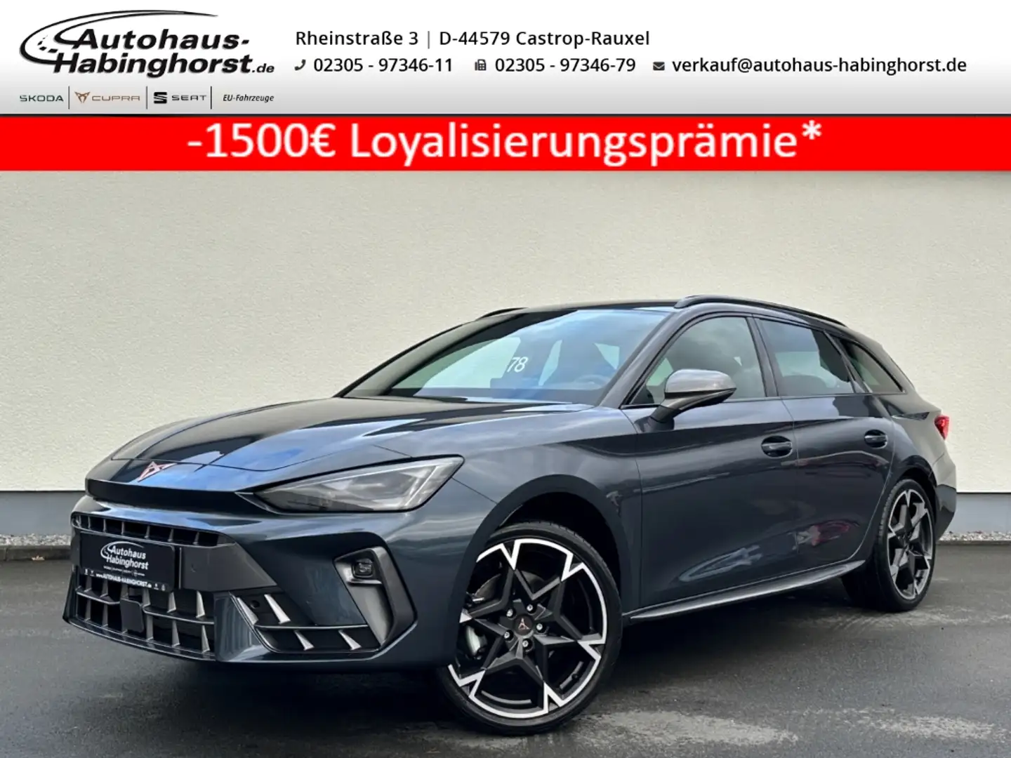 CUPRA Leon Sportstourer 1.5 eTSI DSG Sennheiser Pano Matrix K Grau - 1