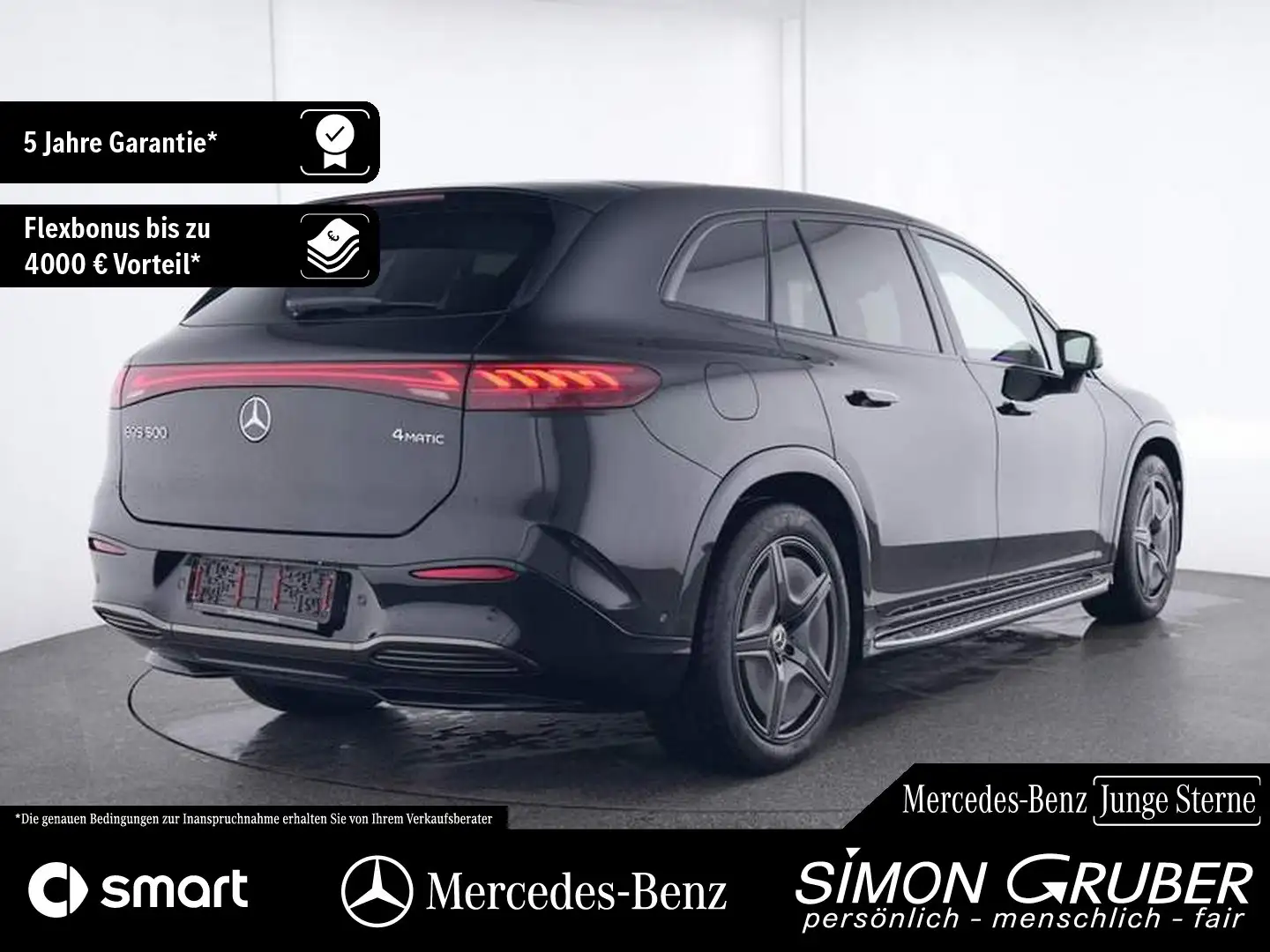 Mercedes-Benz EQS SUV EQS 500 4M SUV AMG Prem+ FondEntertain TV 7Seats Schwarz - 2