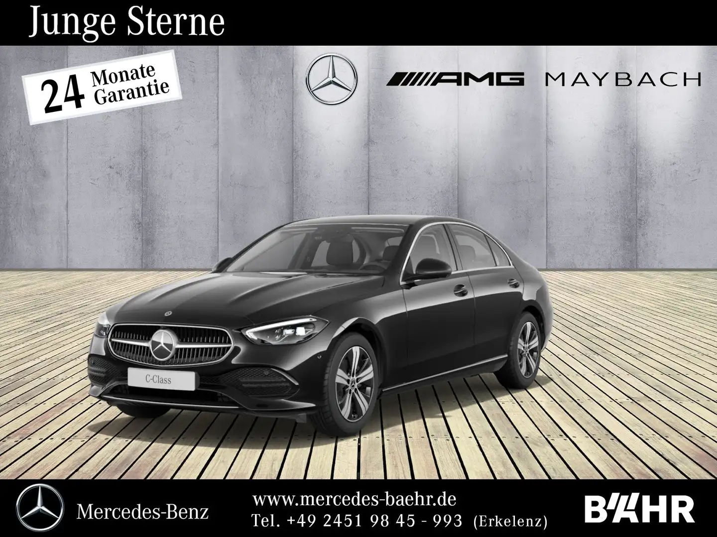 Mercedes-Benz C 180 C 180 Avantgarde/MBUX-Navi/LED/Distronic/360° Schwarz - 1