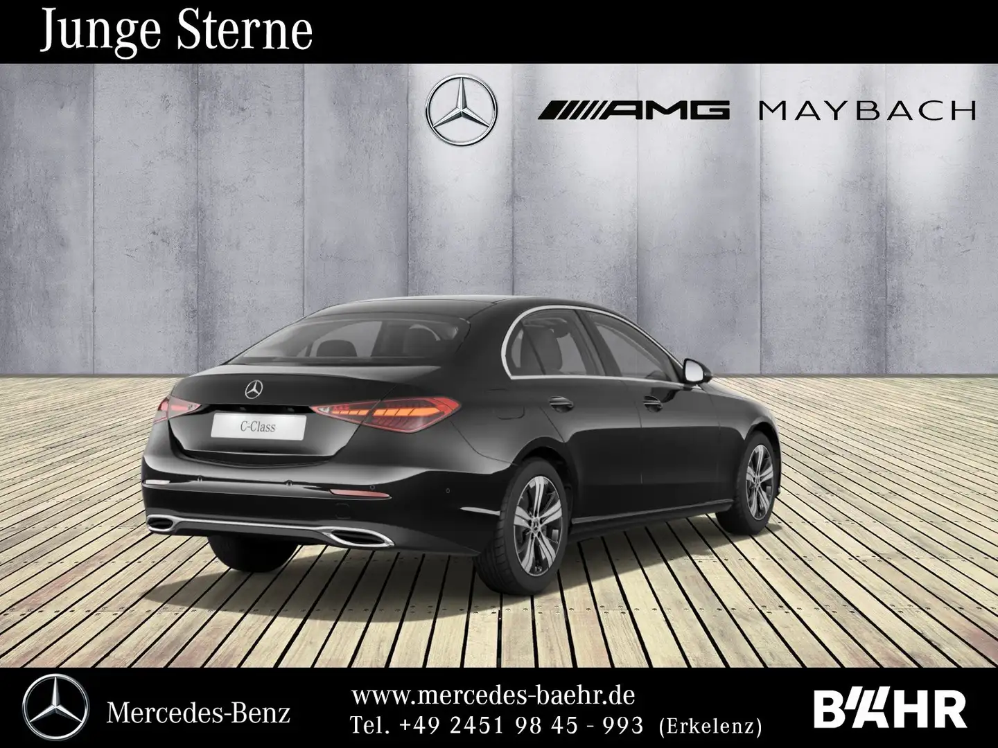 Mercedes-Benz C 180 C 180 Avantgarde/MBUX-Navi/LED/Distronic/360° Schwarz - 2