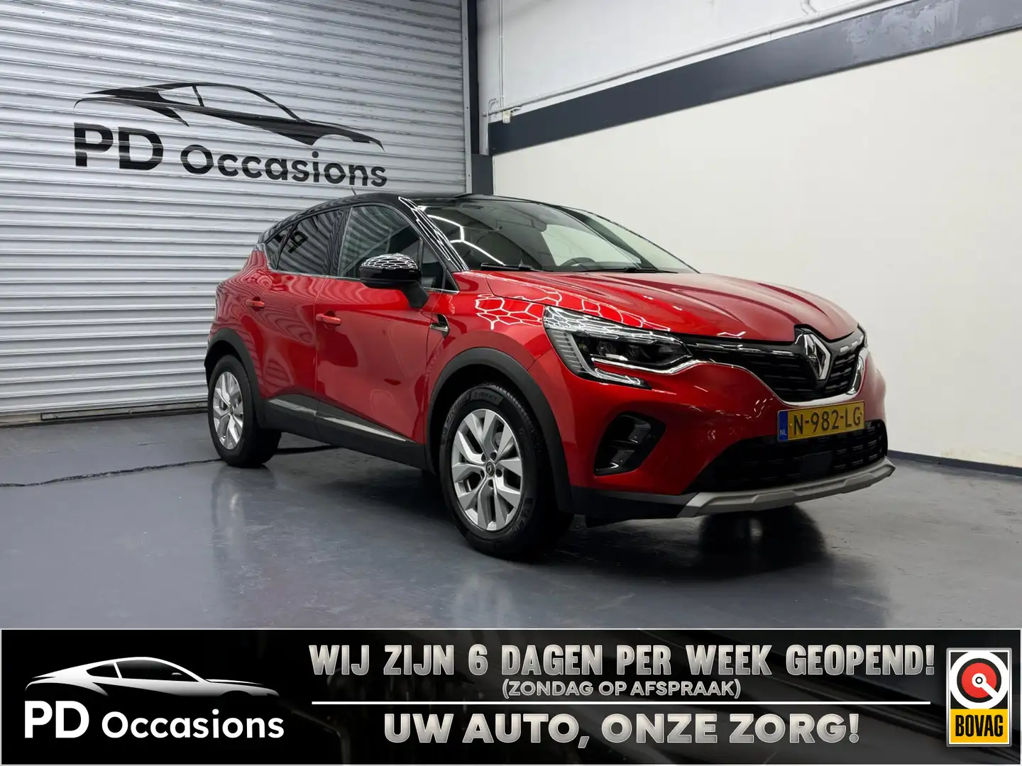 Renault Captur 1.0 TCe 90 Intens - Camera - Clima - Dealer onderh Rouge - 1
